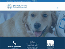 Tablet Screenshot of macungieanimalhospital.com